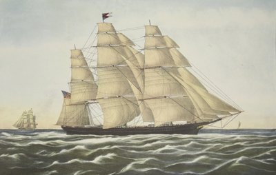 Clipper Ship, Flying Cloud by American School